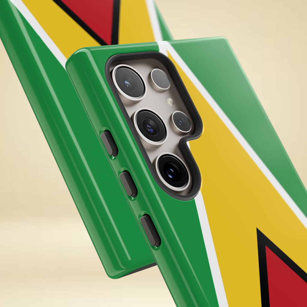Guyana Flag Tough Phone Case - Irie Blues Boutique