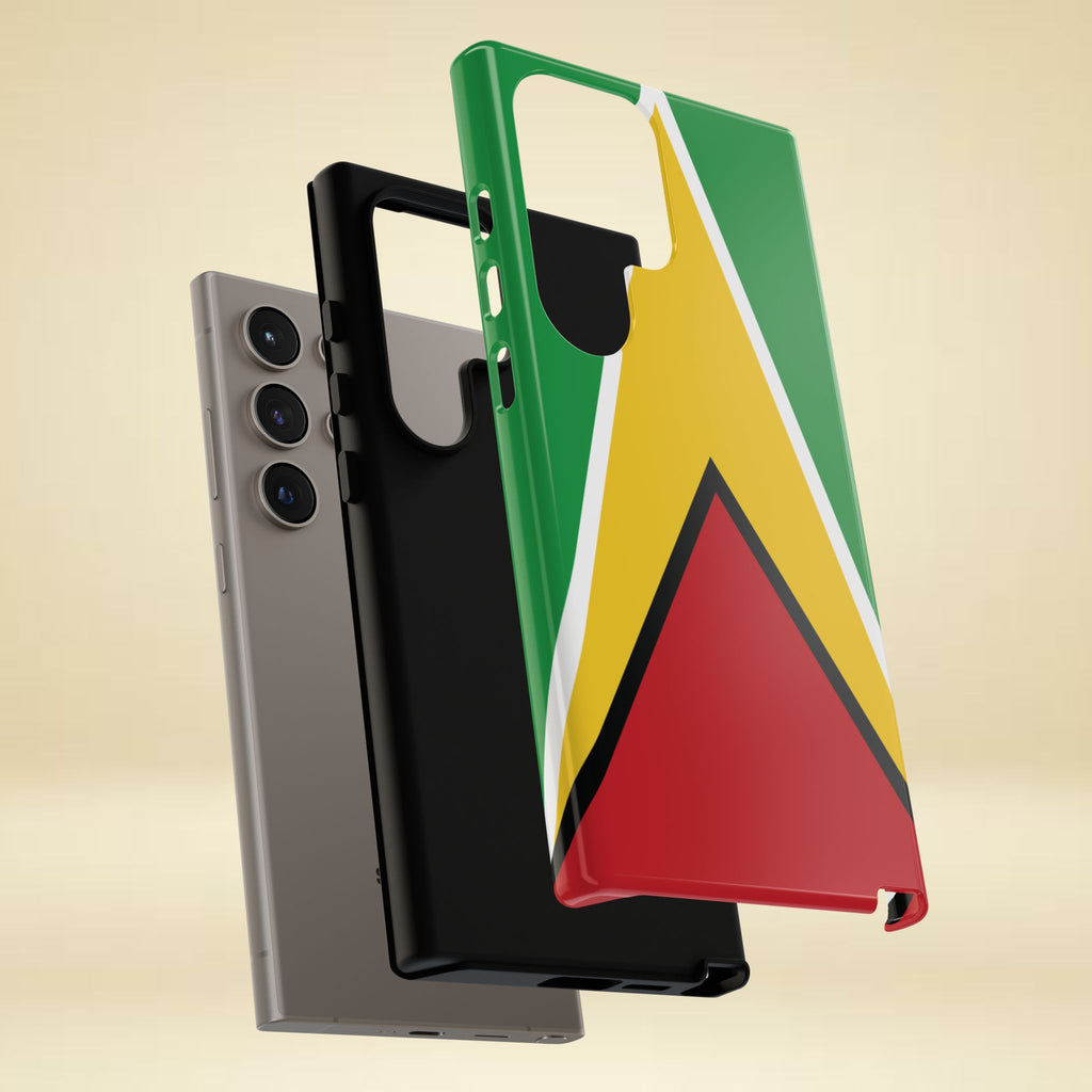 Guyana Flag Tough Phone Case - Irie Blues Boutique