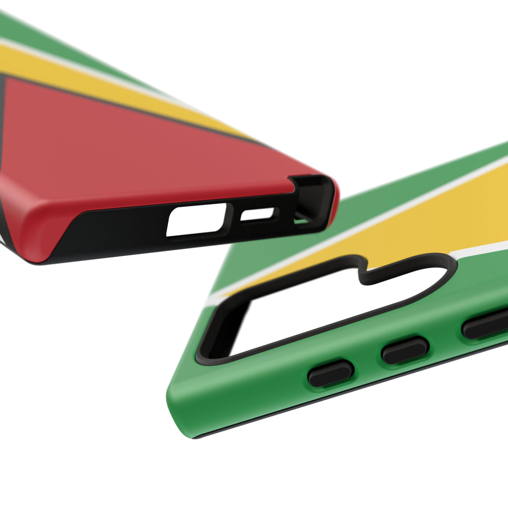 Guyana Flag Tough Phone Case - Irie Blues Boutique