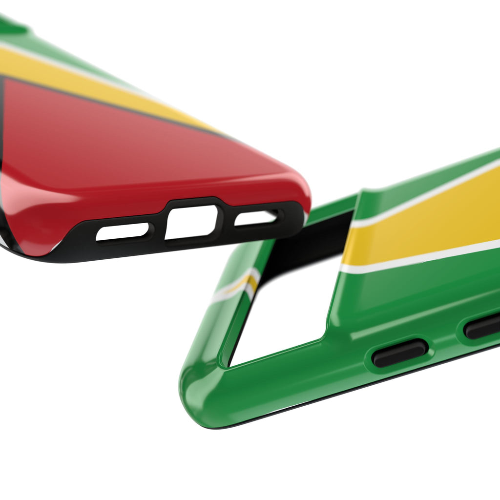 Guyana Flag Tough Phone Case - Irie Blues Boutique