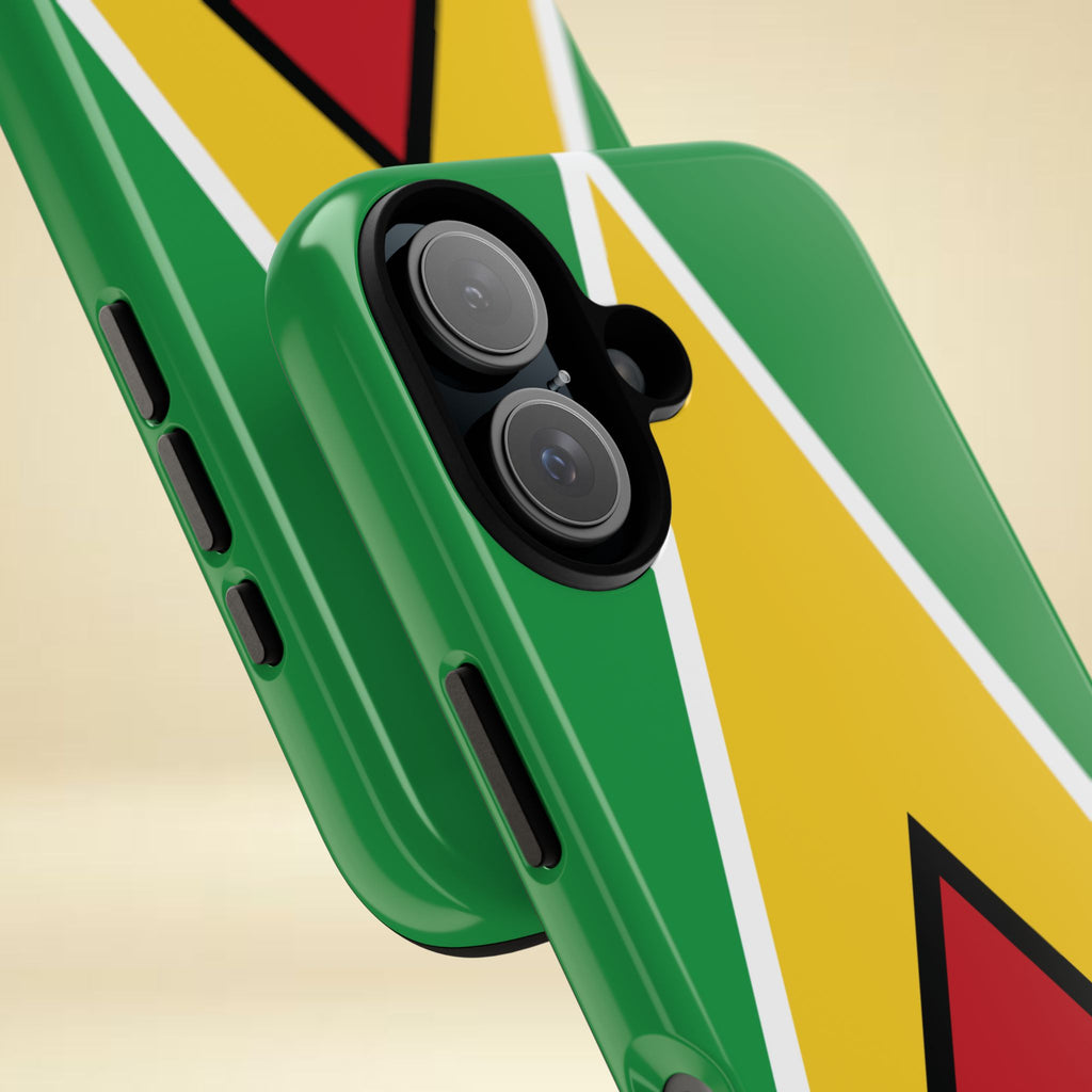 Guyana Flag Tough Phone Case - Irie Blues Boutique