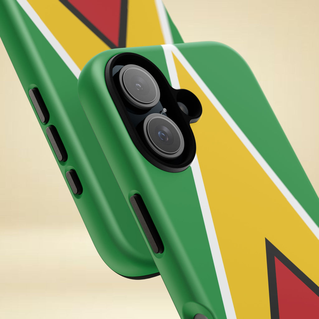 Guyana Flag Tough Phone Case - Irie Blues Boutique