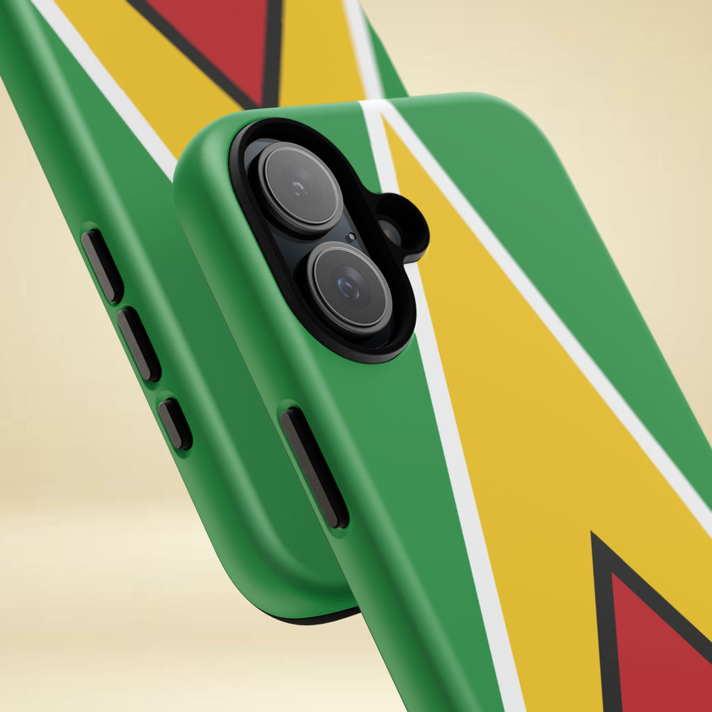 Guyana Flag Tough Phone Case - Irie Blues Boutique