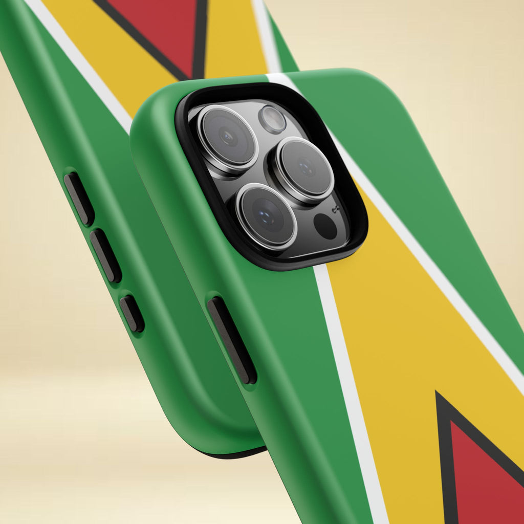 Guyana Flag Tough Phone Case - Irie Blues Boutique