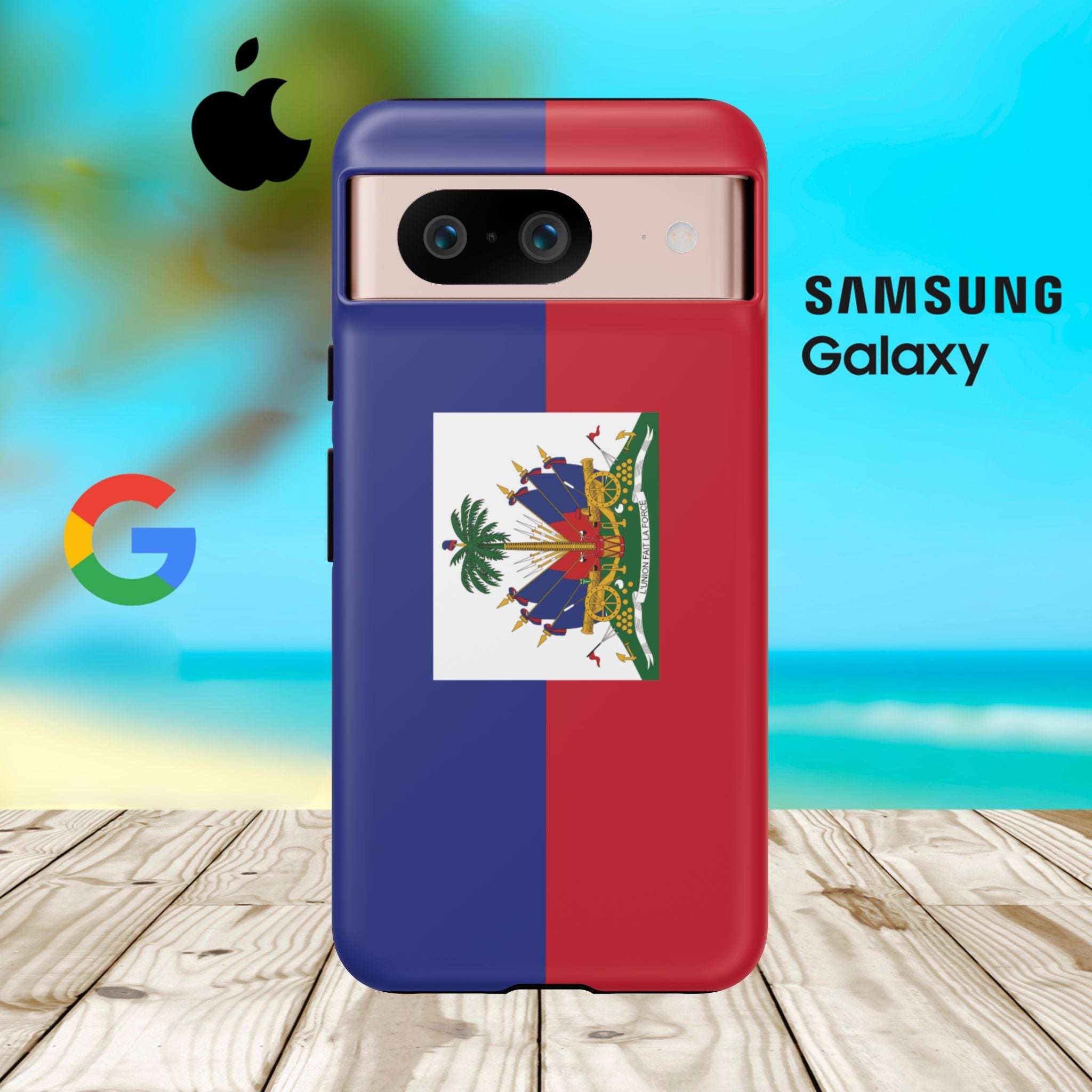 Haiti Flag Tough Phone Case - Irie Blues Boutique