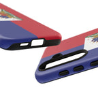 Haiti Flag Tough Phone Case - Irie Blues Boutique
