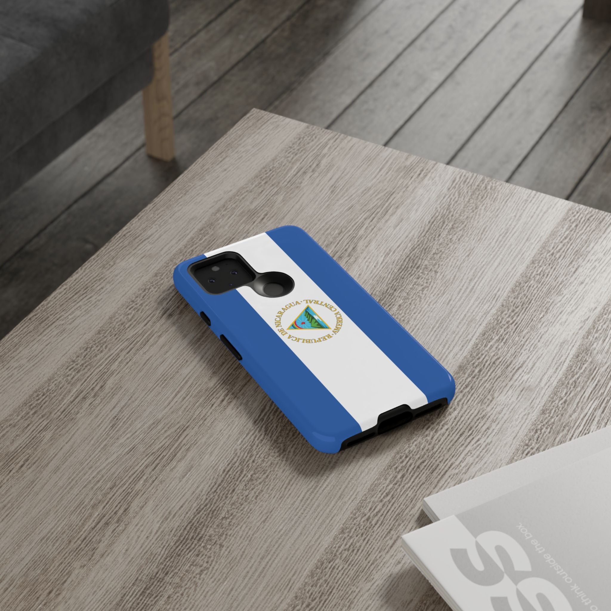 Nicaragua Flag Tough Phone Case - Irie Blues Boutique