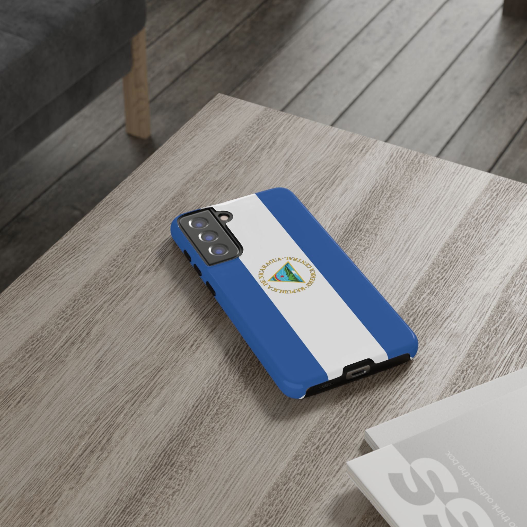 Nicaragua Flag Tough Phone Case - Irie Blues Boutique