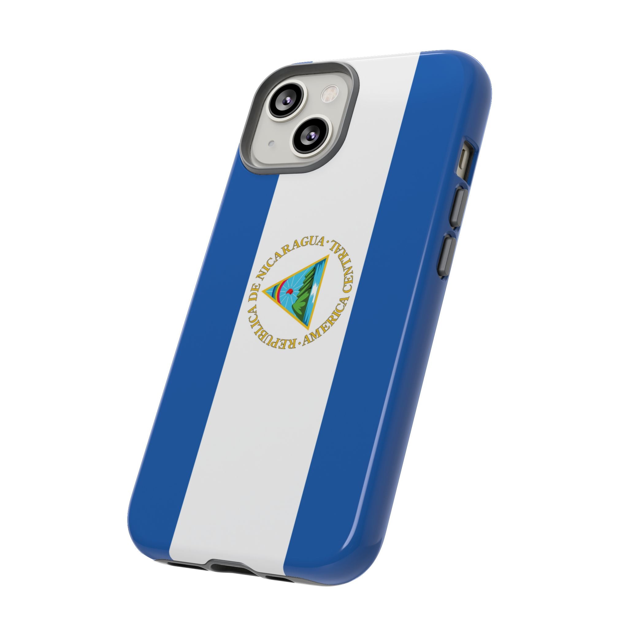 Nicaragua Flag Tough Phone Case - Irie Blues Boutique