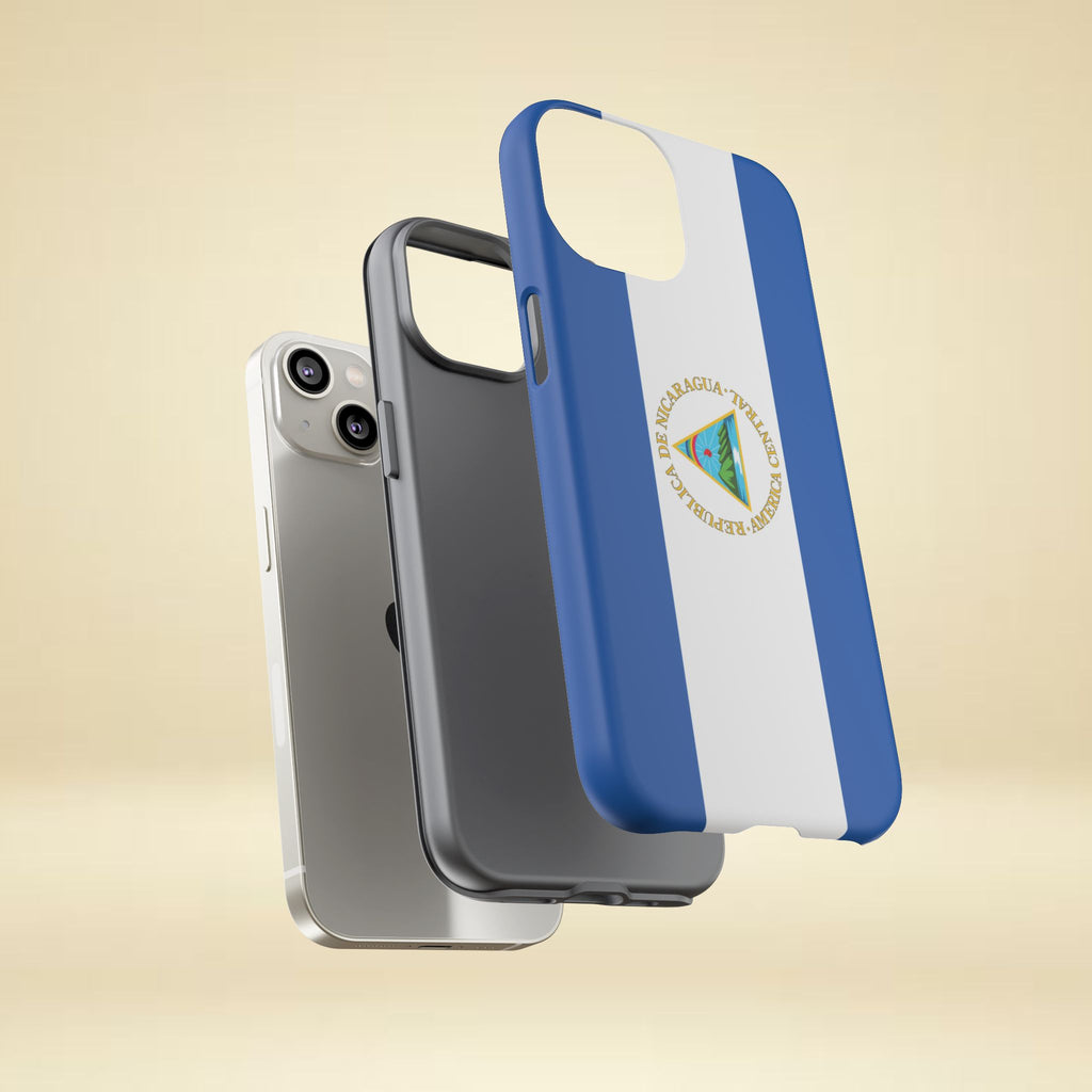 Nicaragua Flag Tough Phone Case - Irie Blues Boutique