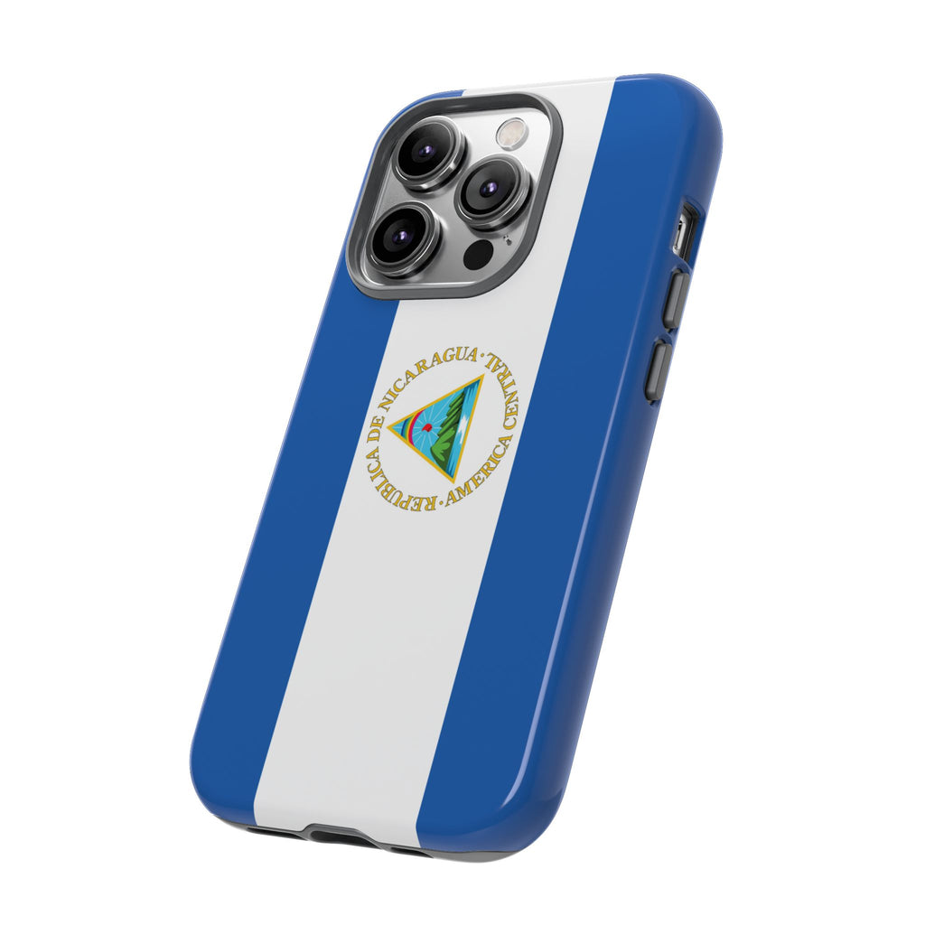 Nicaragua Flag Tough Phone Case - Irie Blues Boutique