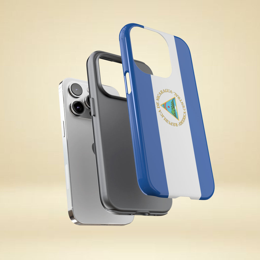 Nicaragua Flag Tough Phone Case - Irie Blues Boutique
