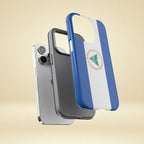 Nicaragua Flag Tough Phone Case - Irie Blues Boutique