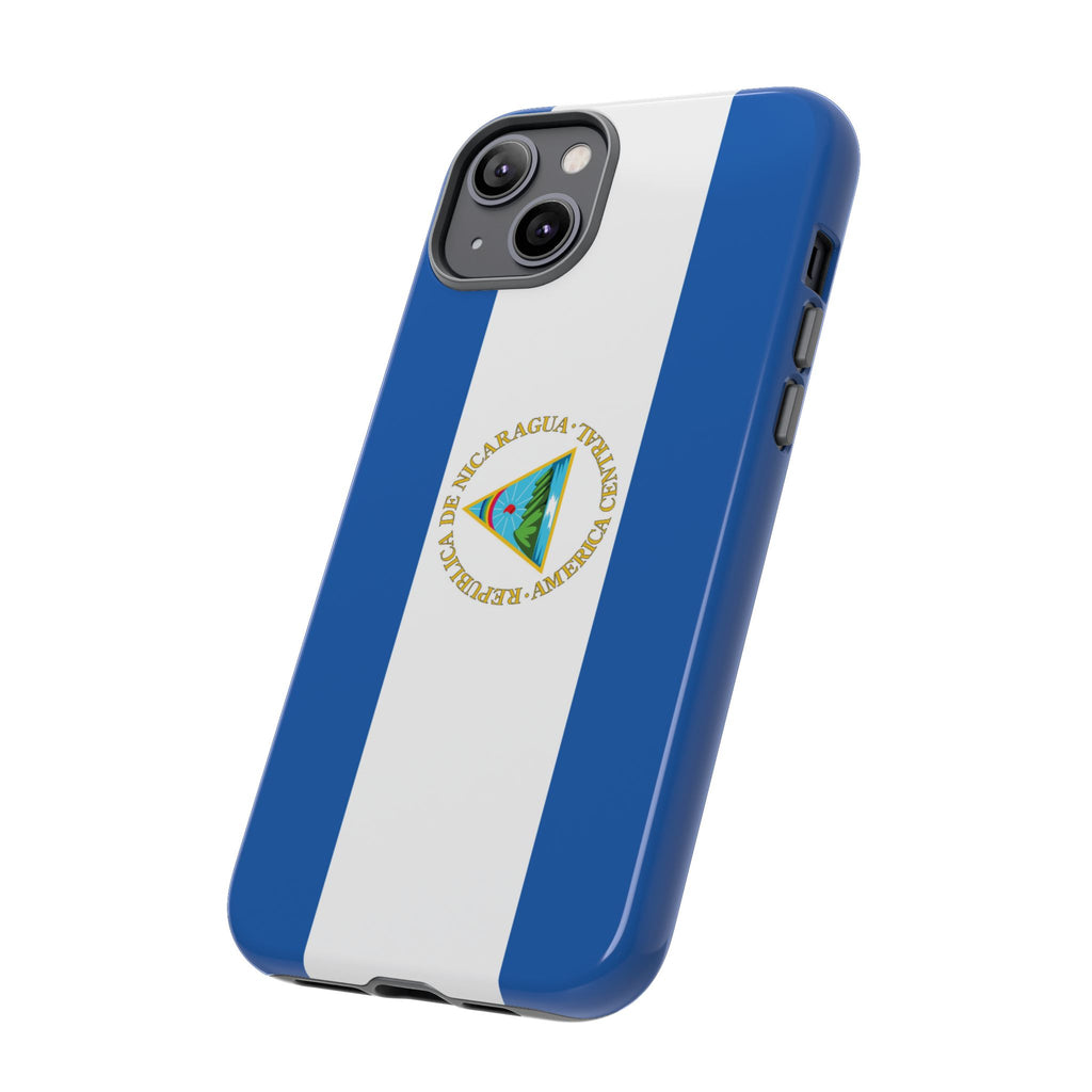 Nicaragua Flag Tough Phone Case - Irie Blues Boutique