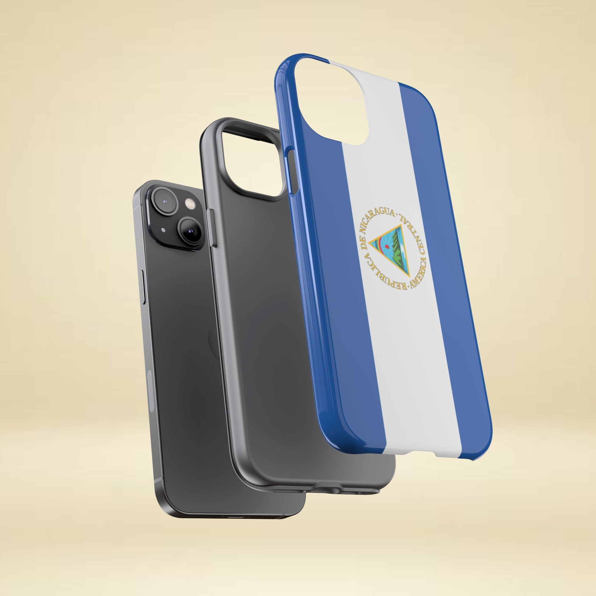 Nicaragua Flag Tough Phone Case - Irie Blues Boutique