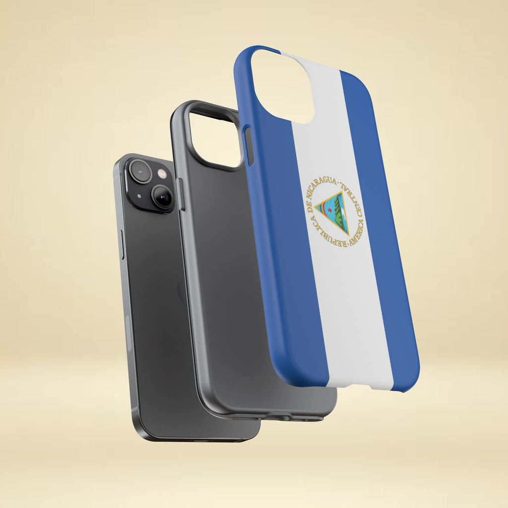 Nicaragua Flag Tough Phone Case - Irie Blues Boutique