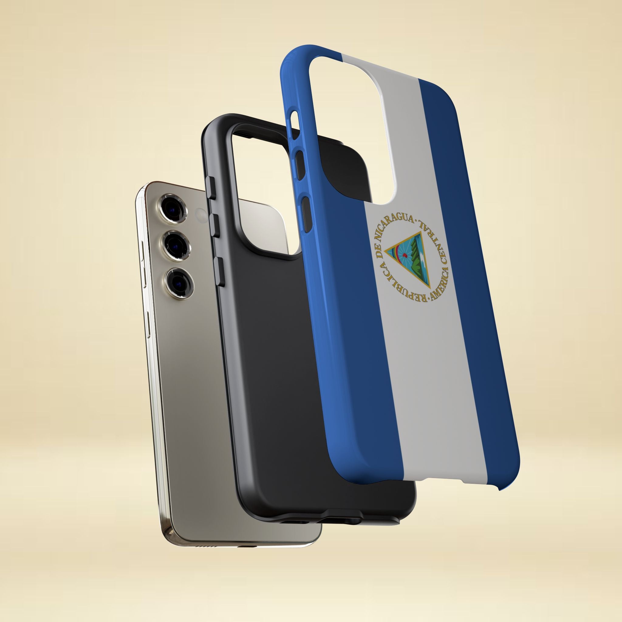 Nicaragua Flag Tough Phone Case - Irie Blues Boutique