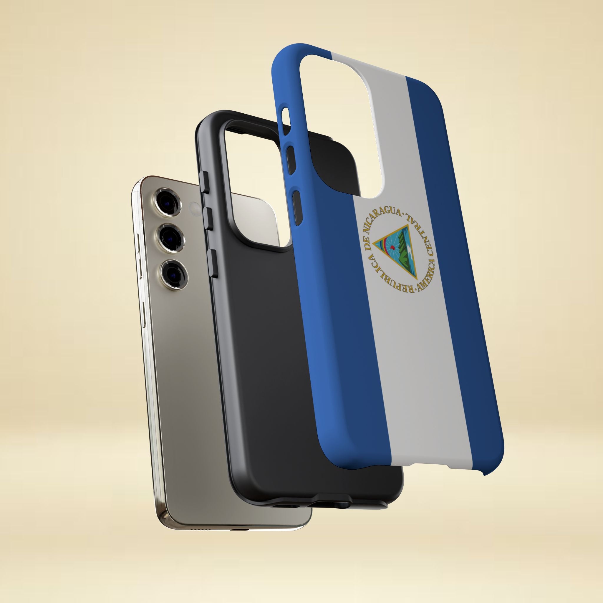 Nicaragua Flag Tough Phone Case - Irie Blues Boutique