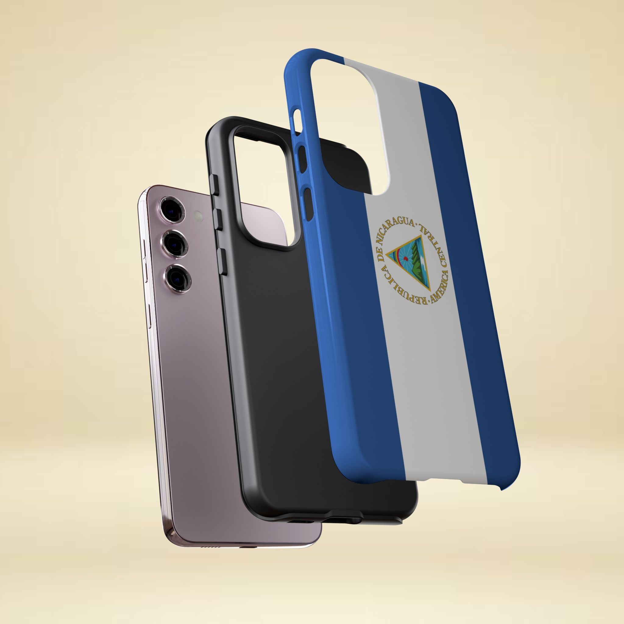 Nicaragua Flag Tough Phone Case - Irie Blues Boutique