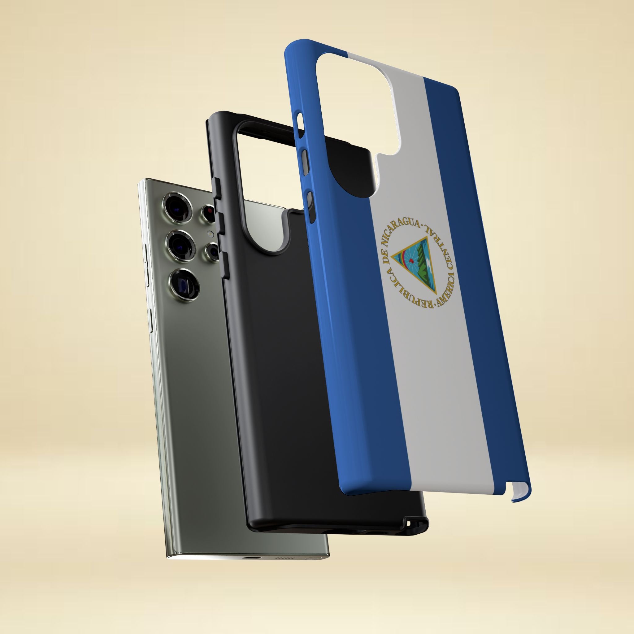 Nicaragua Flag Tough Phone Case - Irie Blues Boutique