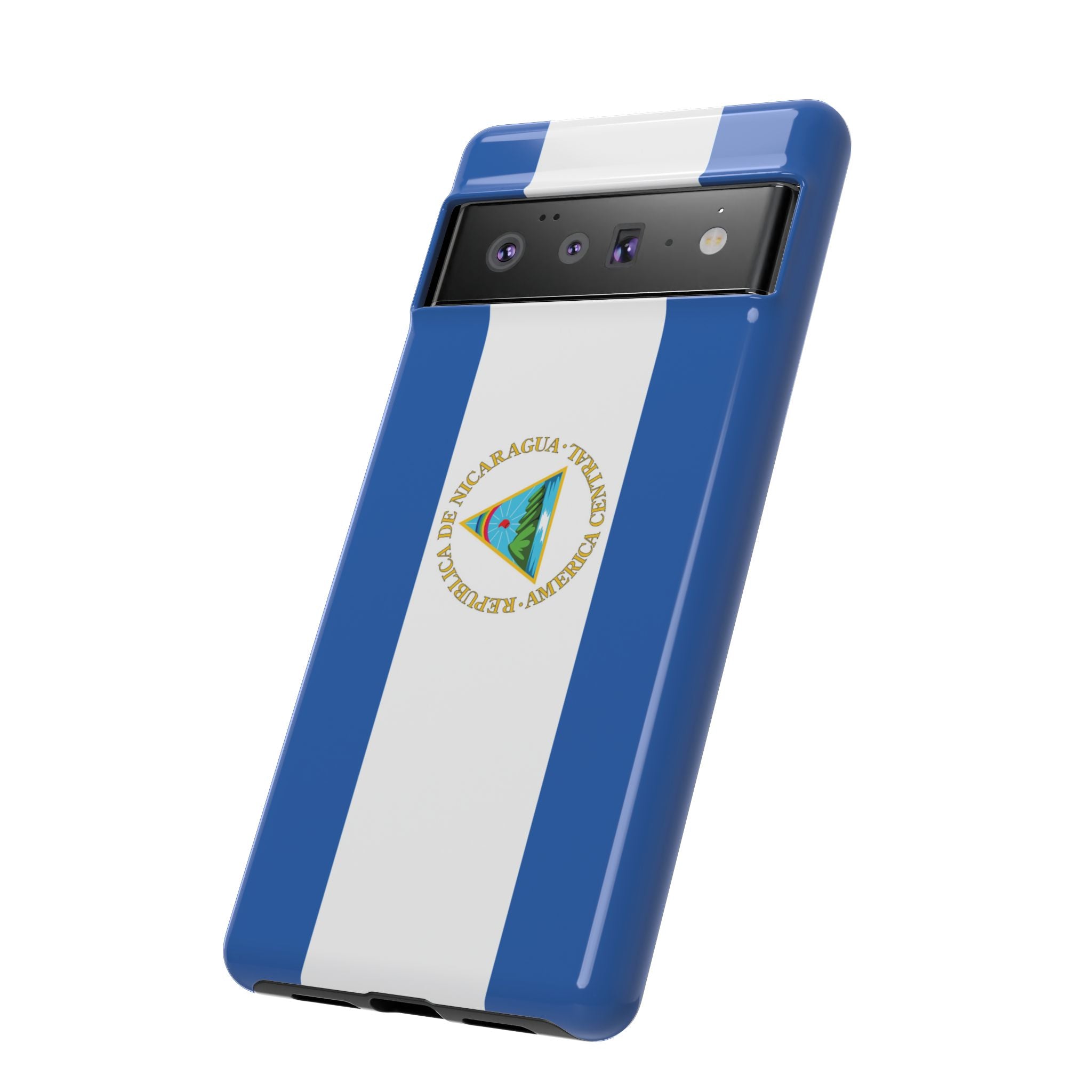 Nicaragua Flag Tough Phone Case - Irie Blues Boutique