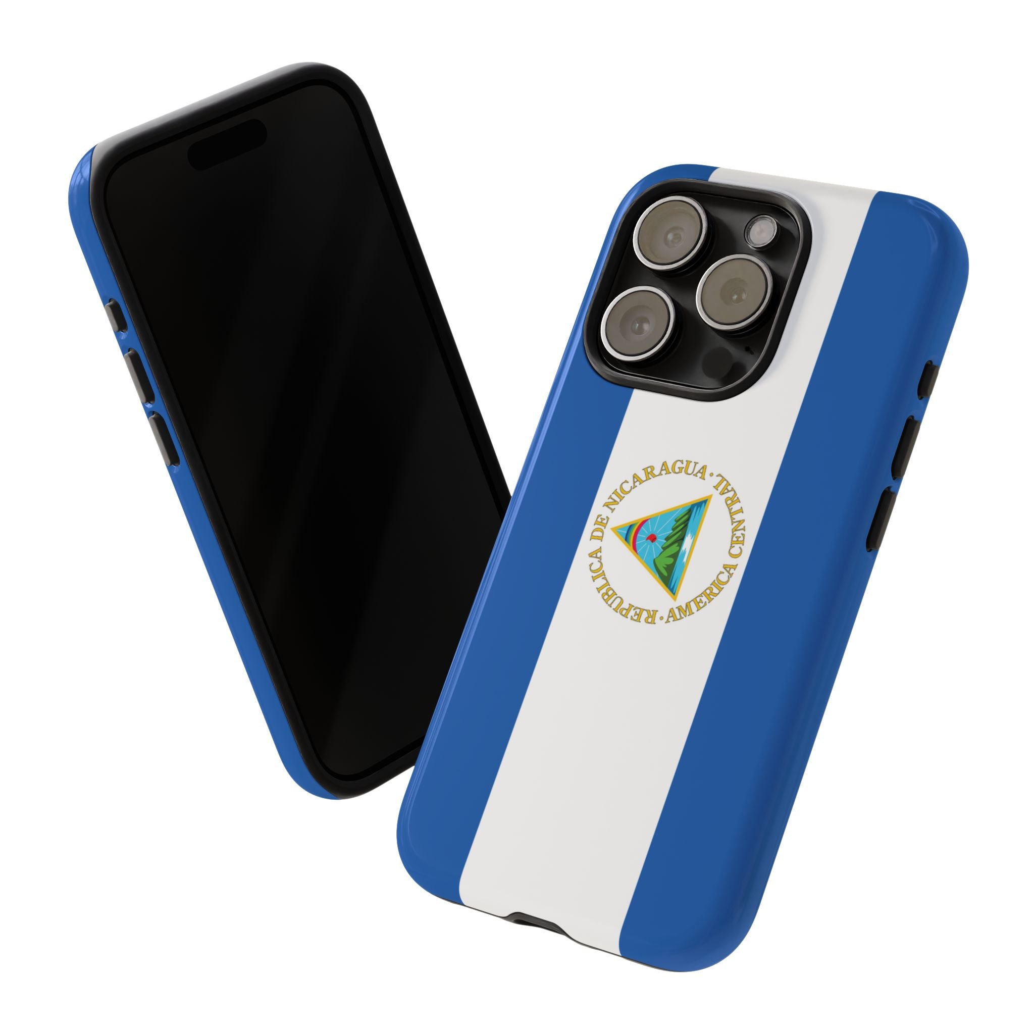 Nicaragua Flag Tough Phone Case - Irie Blues Boutique