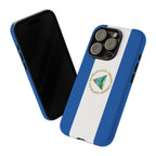 Nicaragua Flag Tough Phone Case - Irie Blues Boutique
