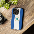 Nicaragua Flag Tough Phone Case - Irie Blues Boutique