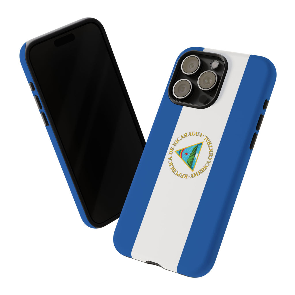 Nicaragua Flag Tough Phone Case - Irie Blues Boutique