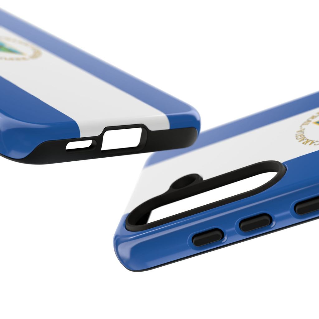 Nicaragua Flag Tough Phone Case - Irie Blues Boutique