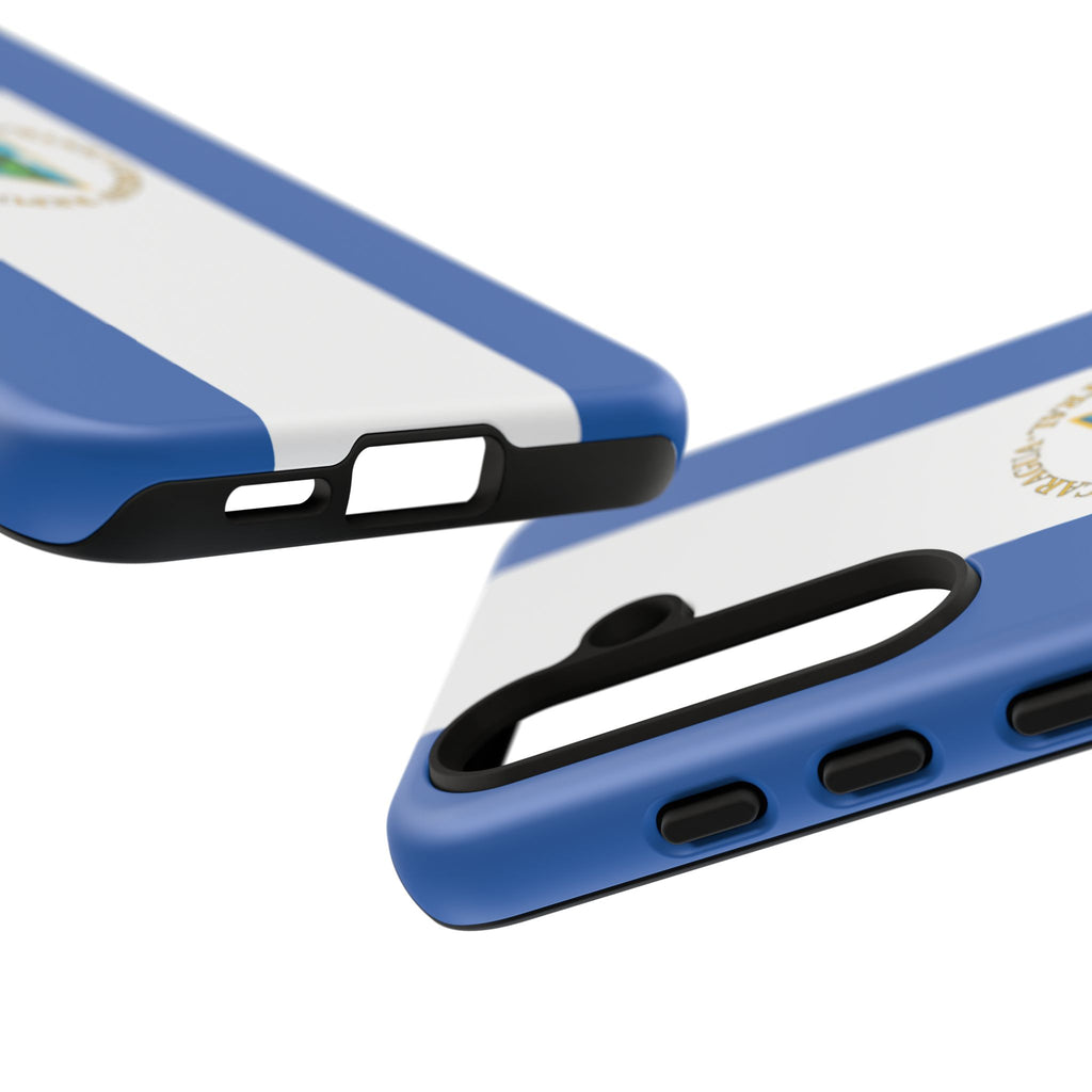 Nicaragua Flag Tough Phone Case - Irie Blues Boutique