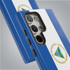 Nicaragua Flag Tough Phone Case - Irie Blues Boutique