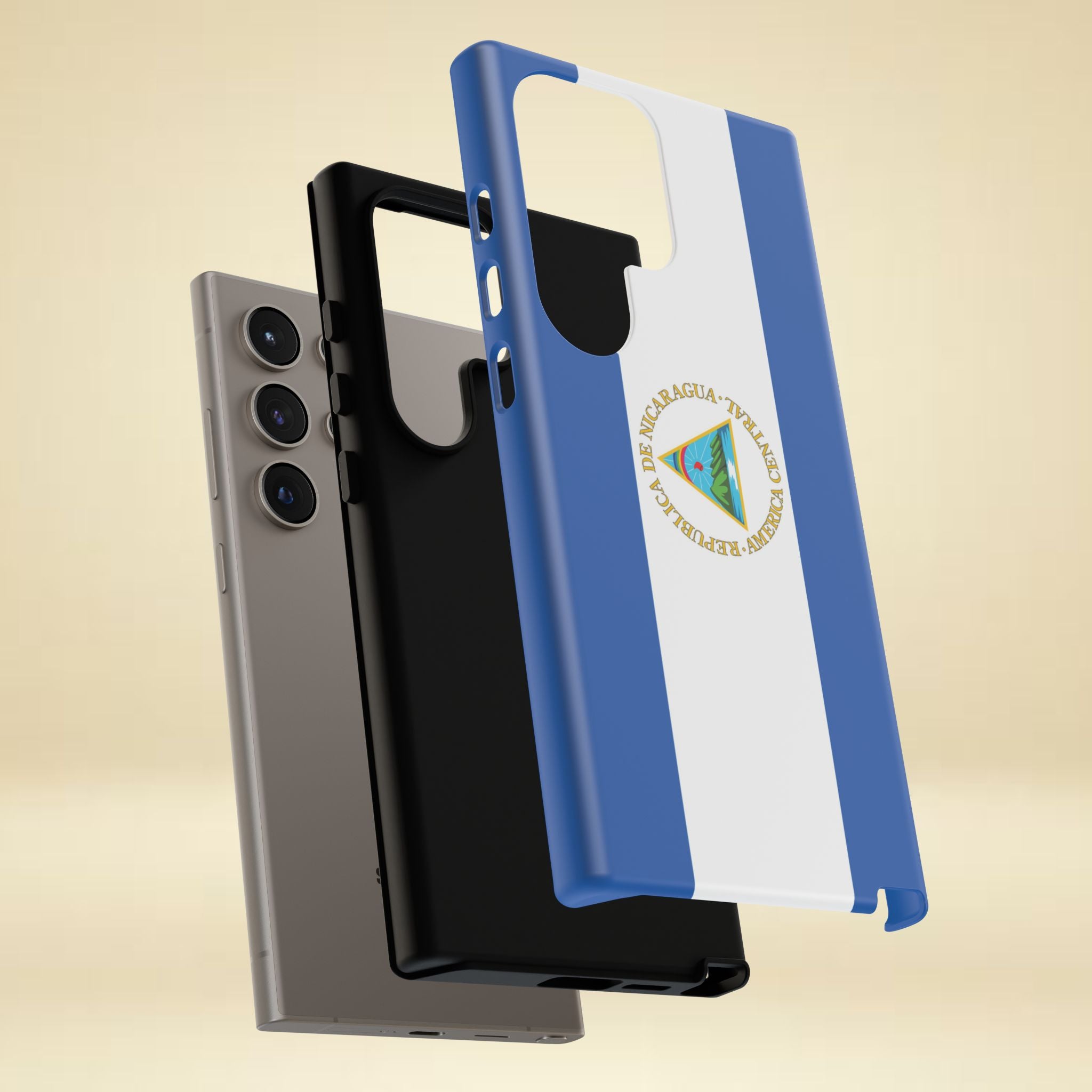 Nicaragua Flag Tough Phone Case - Irie Blues Boutique