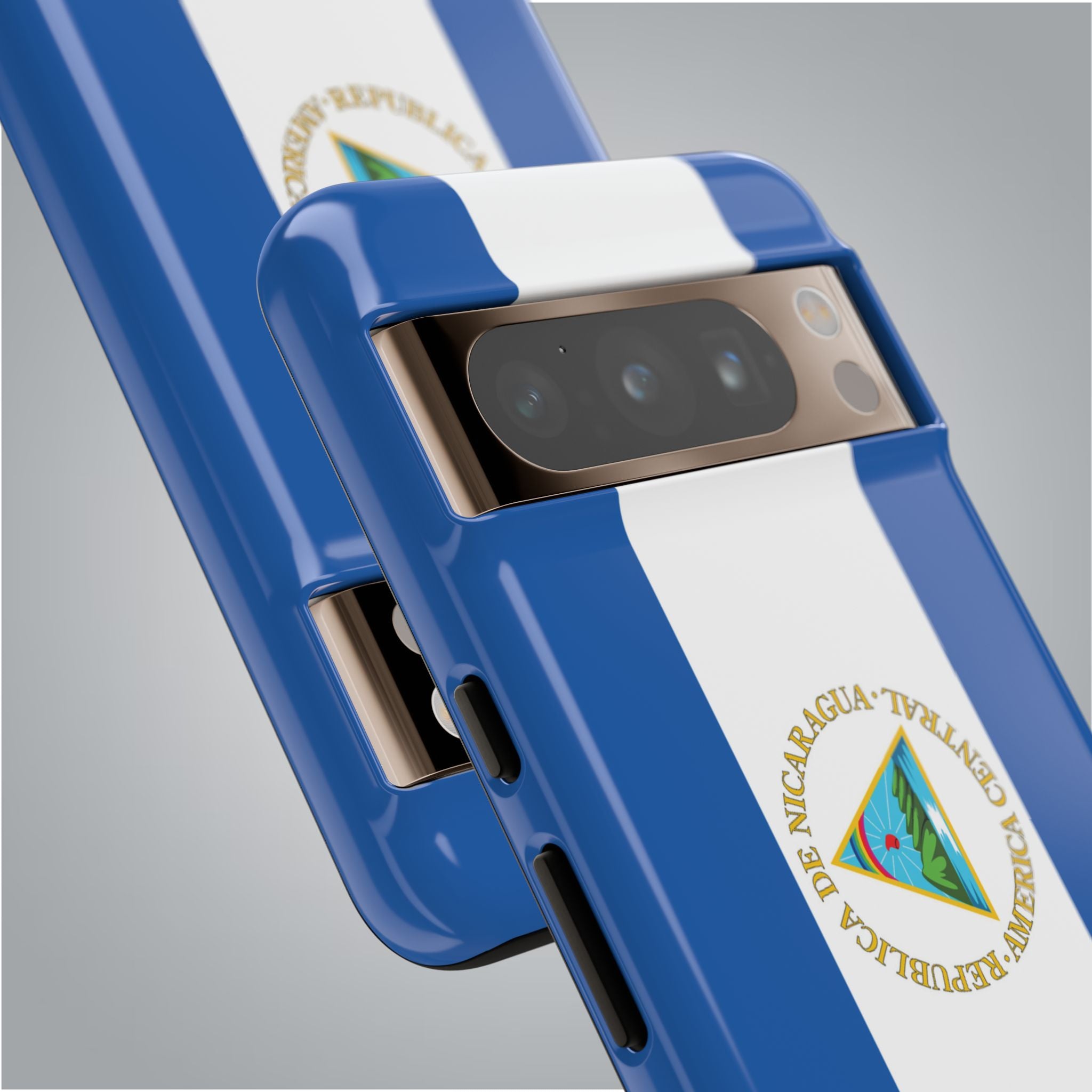 Nicaragua Flag Tough Phone Case - Irie Blues Boutique