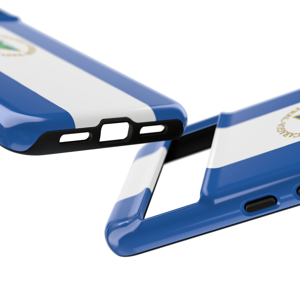 Nicaragua Flag Tough Phone Case - Irie Blues Boutique