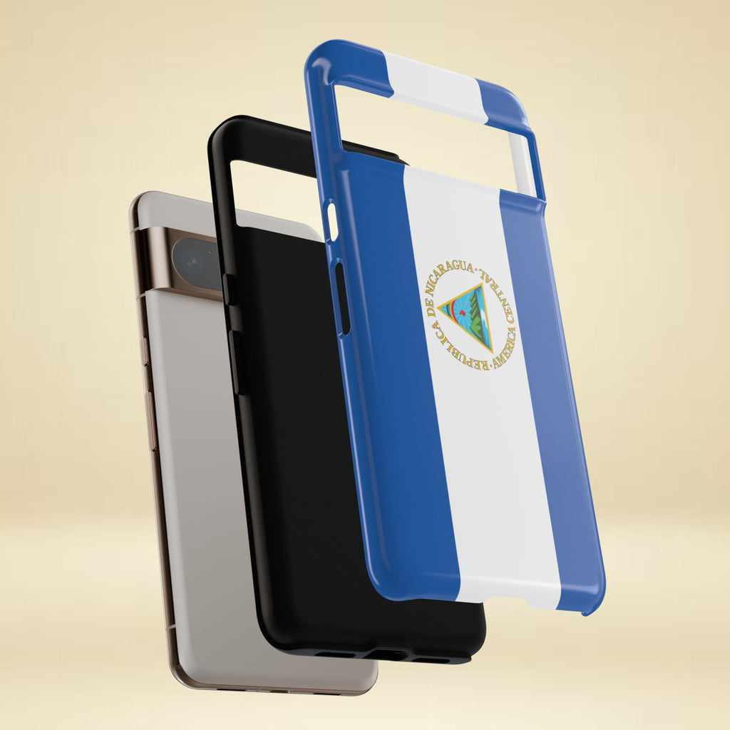Nicaragua Flag Tough Phone Case - Irie Blues Boutique