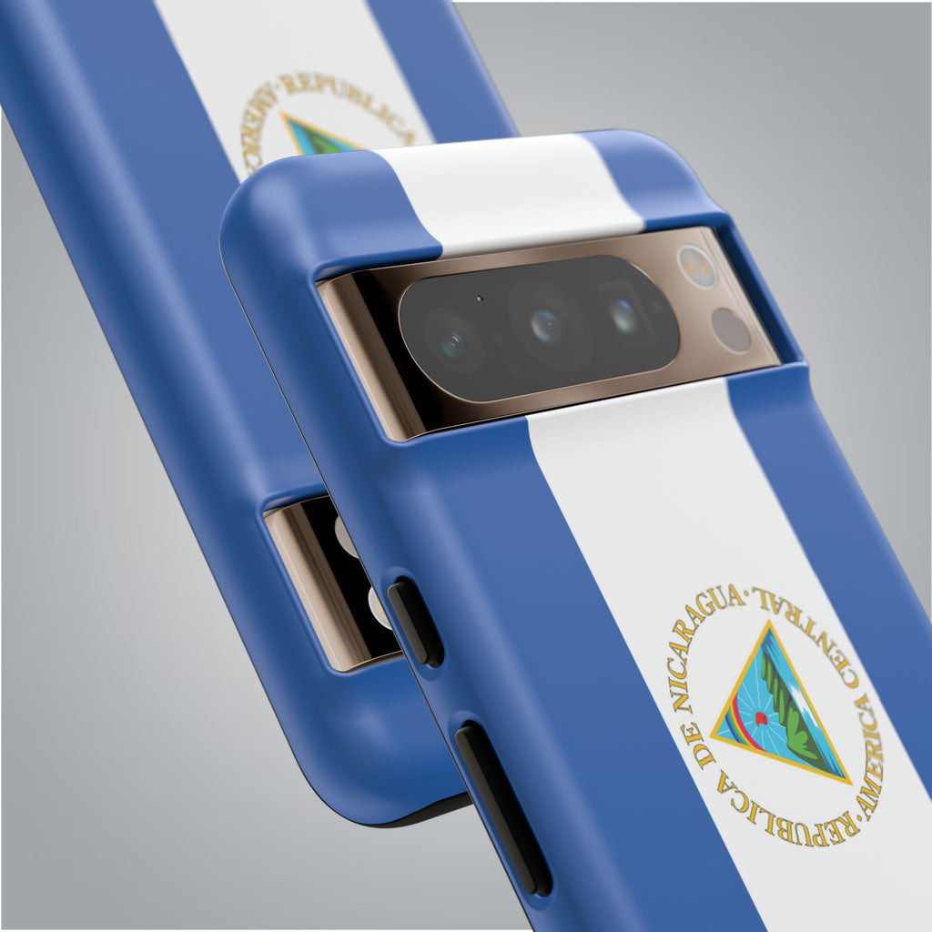 Nicaragua Flag Tough Phone Case - Irie Blues Boutique