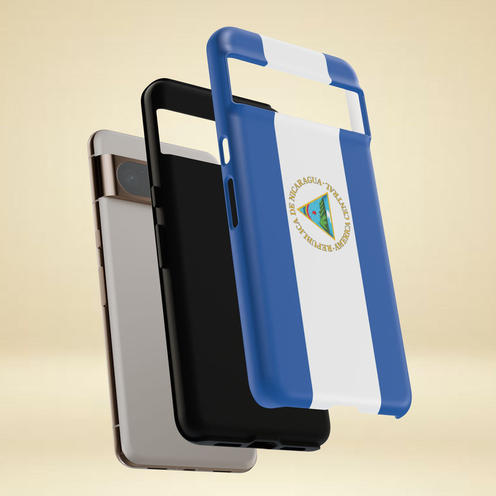 Nicaragua Flag Tough Phone Case - Irie Blues Boutique