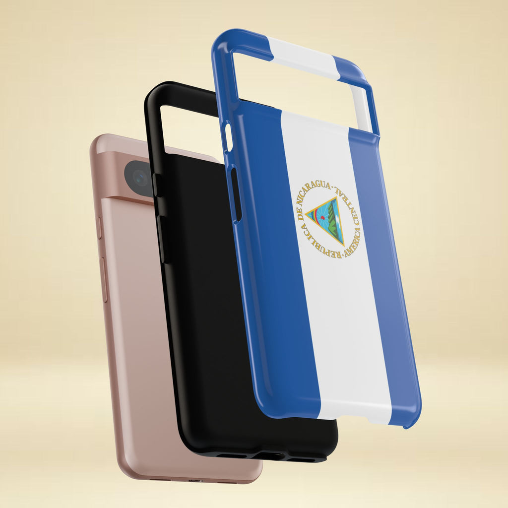 Nicaragua Flag Tough Phone Case - Irie Blues Boutique