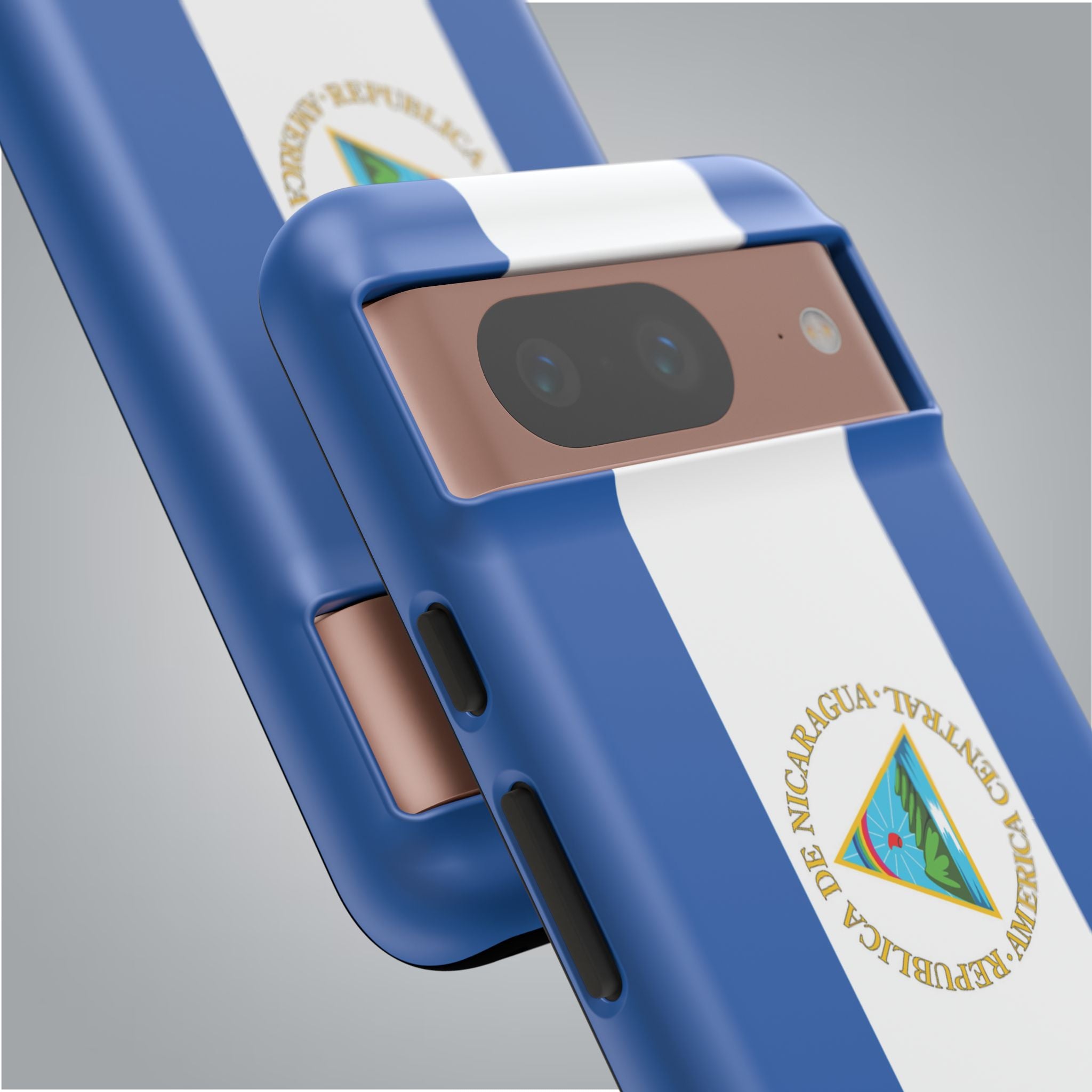 Nicaragua Flag Tough Phone Case - Irie Blues Boutique
