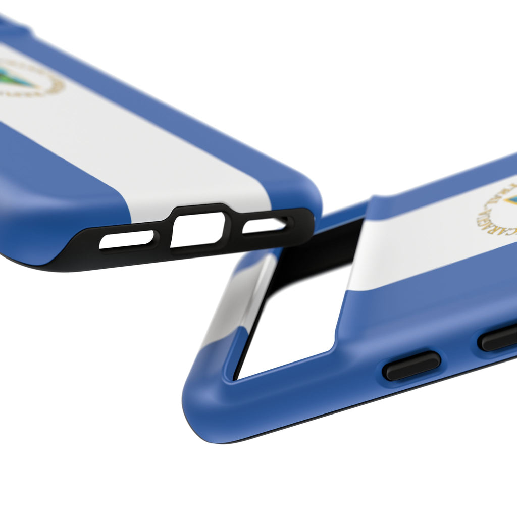 Nicaragua Flag Tough Phone Case - Irie Blues Boutique