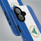 Nicaragua Flag Tough Phone Case - Irie Blues Boutique