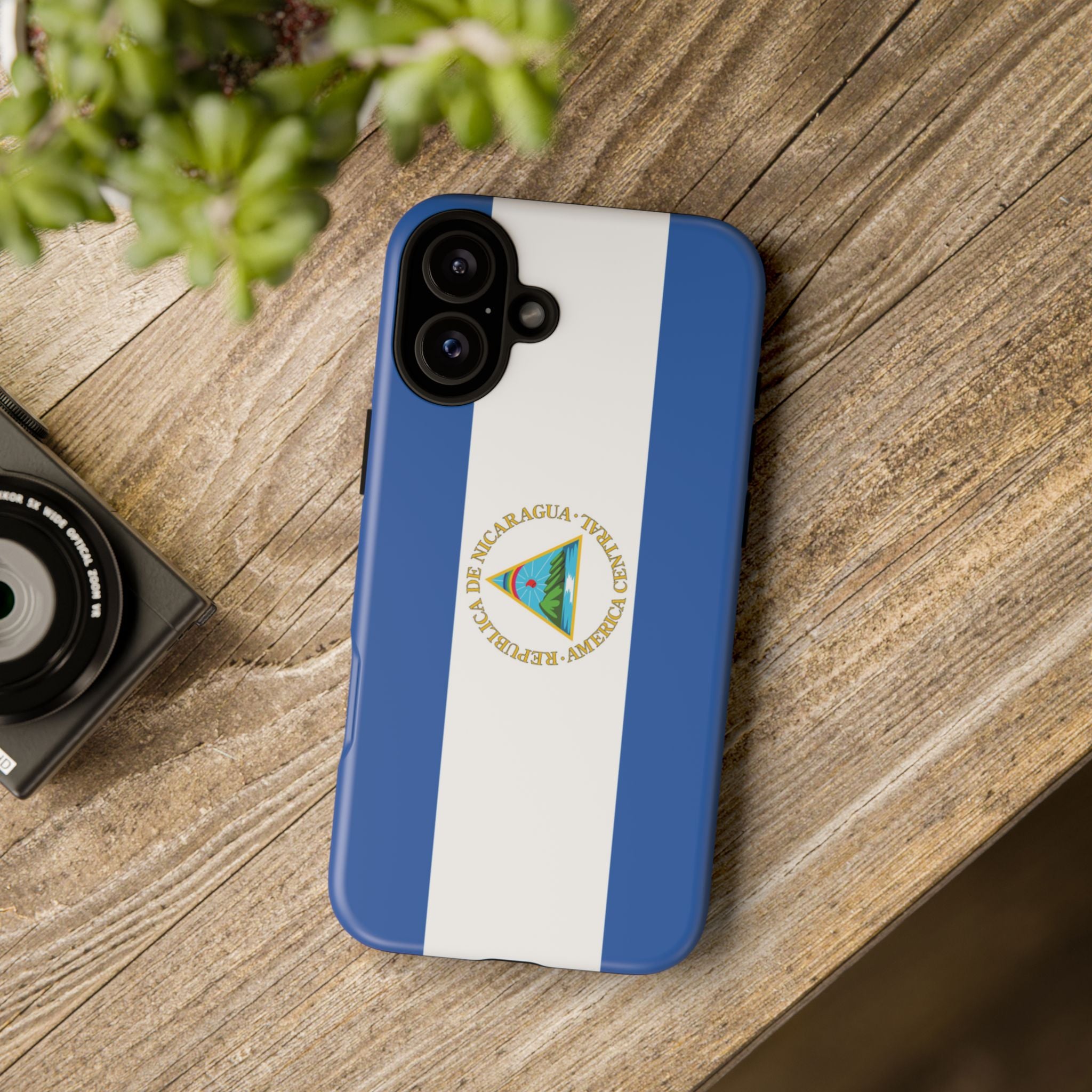 Nicaragua Flag Tough Phone Case - Irie Blues Boutique