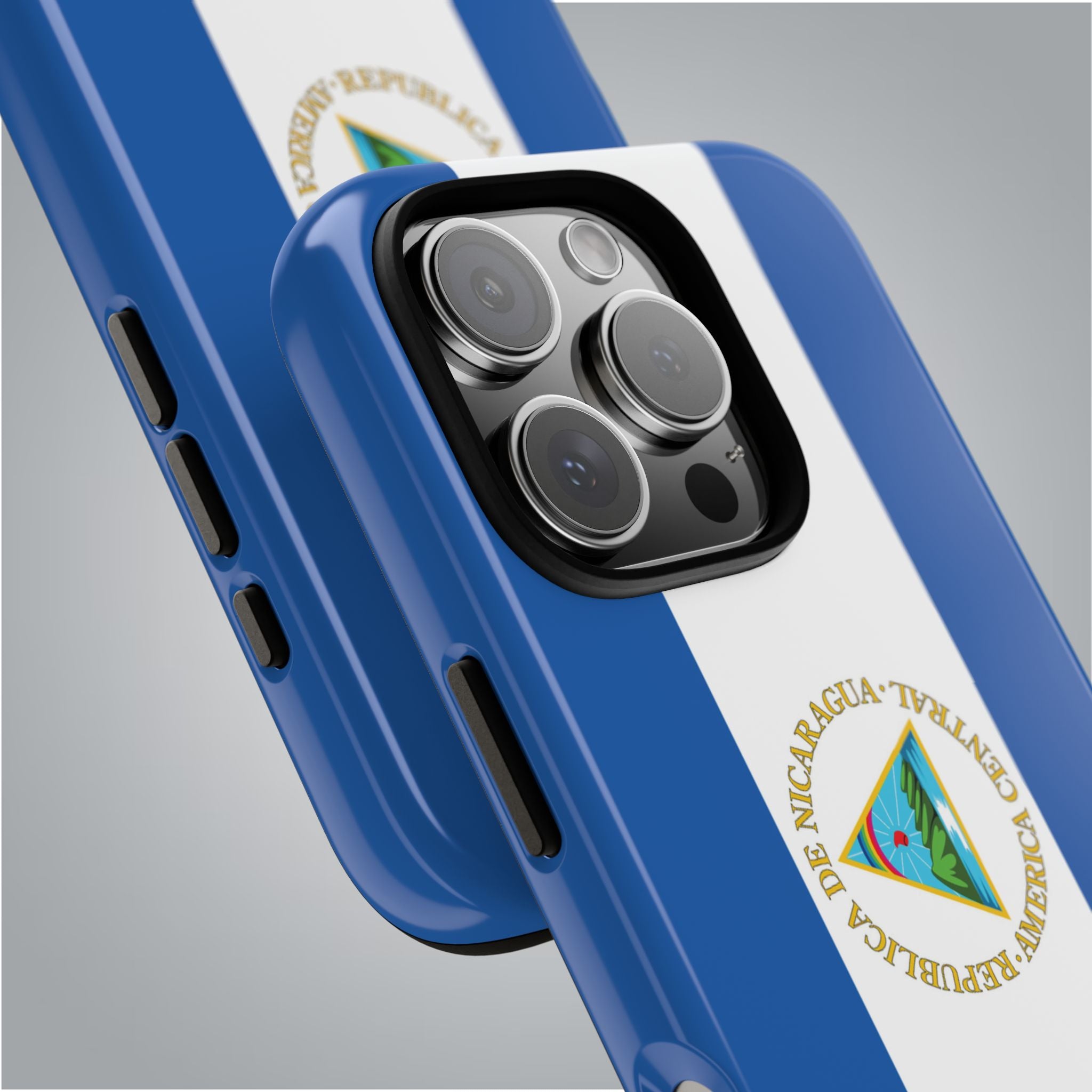 Nicaragua Flag Tough Phone Case - Irie Blues Boutique