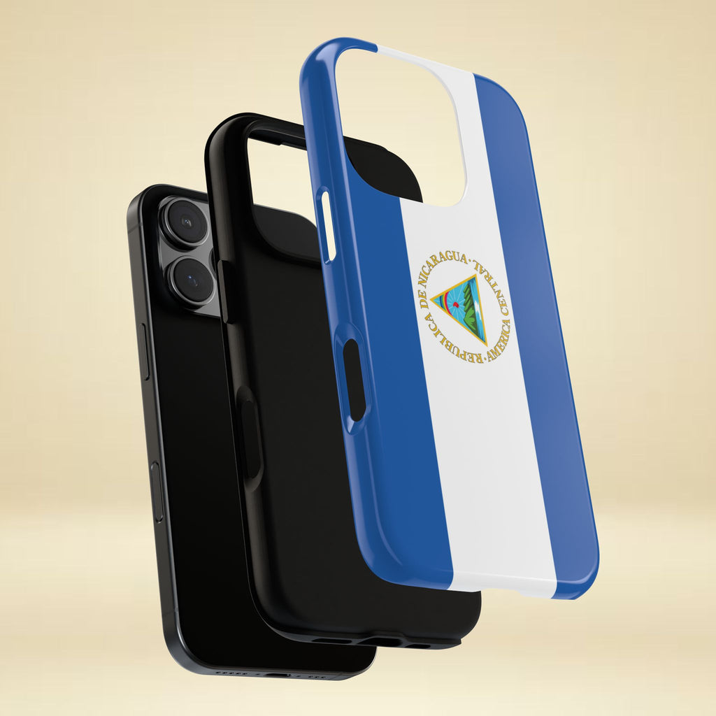 Nicaragua Flag Tough Phone Case - Irie Blues Boutique