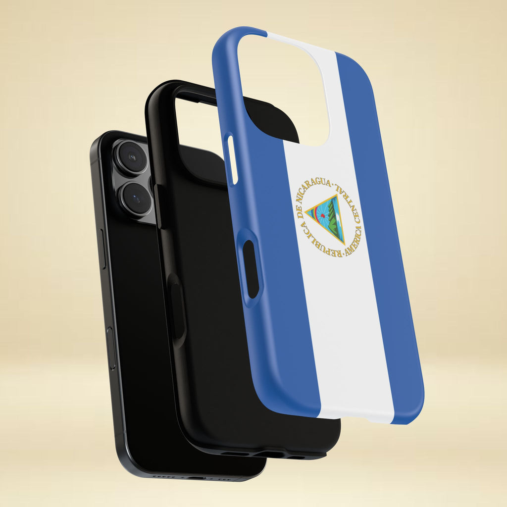 Nicaragua Flag Tough Phone Case - Irie Blues Boutique
