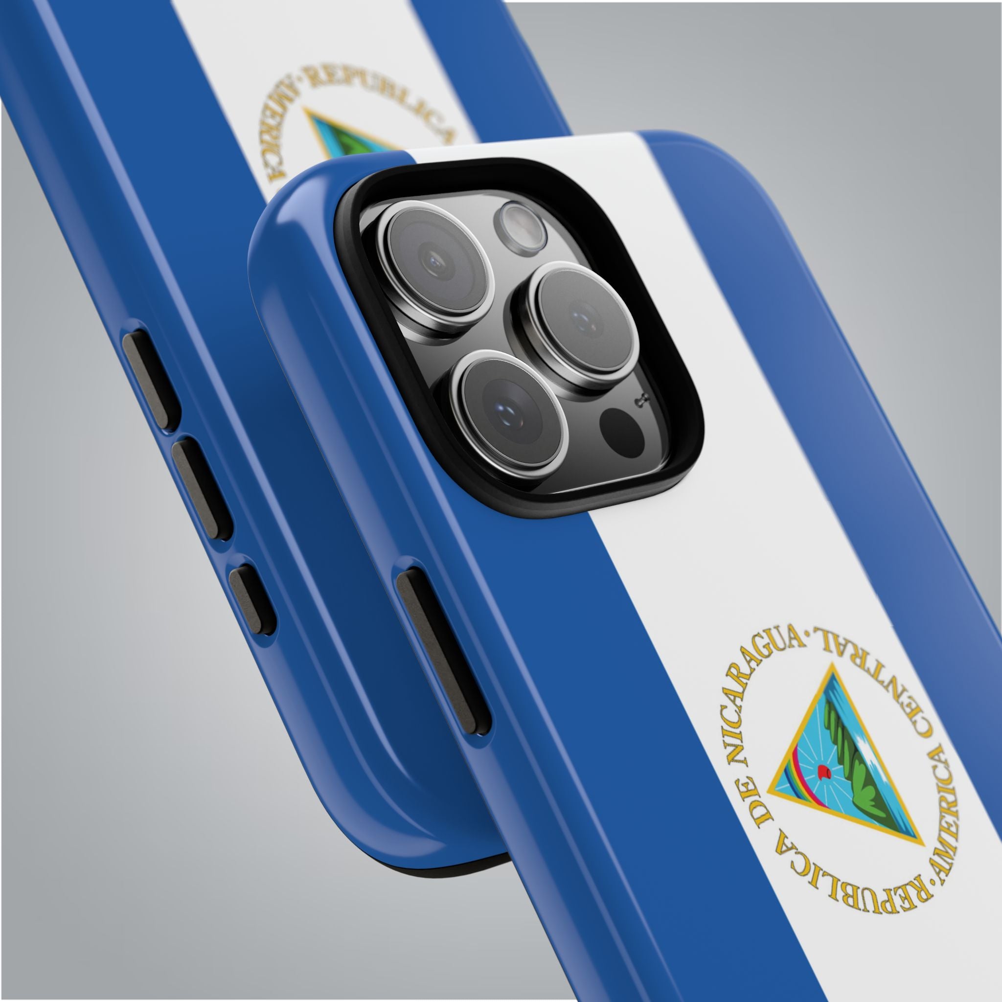 Nicaragua Flag Tough Phone Case - Irie Blues Boutique