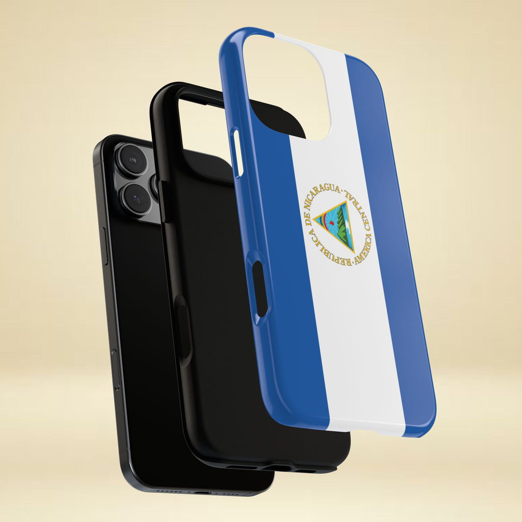 Nicaragua Flag Tough Phone Case - Irie Blues Boutique