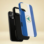 Nicaragua Flag Tough Phone Case - Irie Blues Boutique