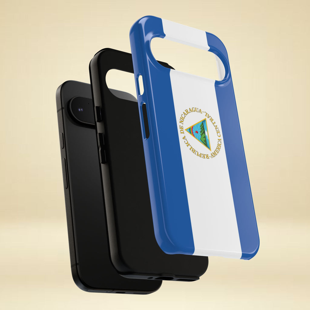 Nicaragua Flag Tough Phone Case - Irie Blues Boutique